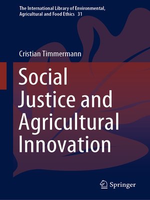 cover image of Social Justice and Agricultural Innovation